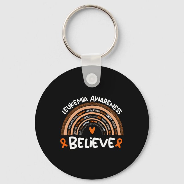 Leukaemia Awareness Month Leukaemia  Key Ring (Front)