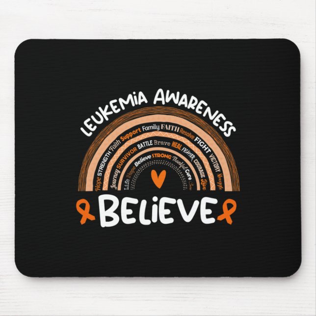 Leukaemia Awareness Month Leukaemia  Mouse Pad (Front)