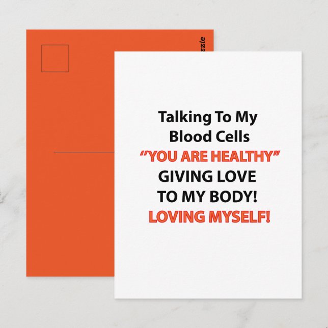 Leukaemia Awareness  Postcard (Front/Back)