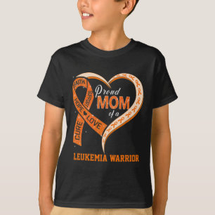 Leukaemia Awareness Proud Mum Of A Leukaemia Warri T-Shirt