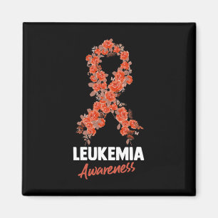 Leukaemia Awareness Ribbon 2 Magnet