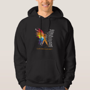 Leukaemia Awareness She whispered back i am the St Hoodie