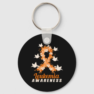 Leukaemia Awareness Support Birds Key Ring