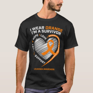 Leukaemia Awareness Survivor Gifts Men Women Kids T-Shirt