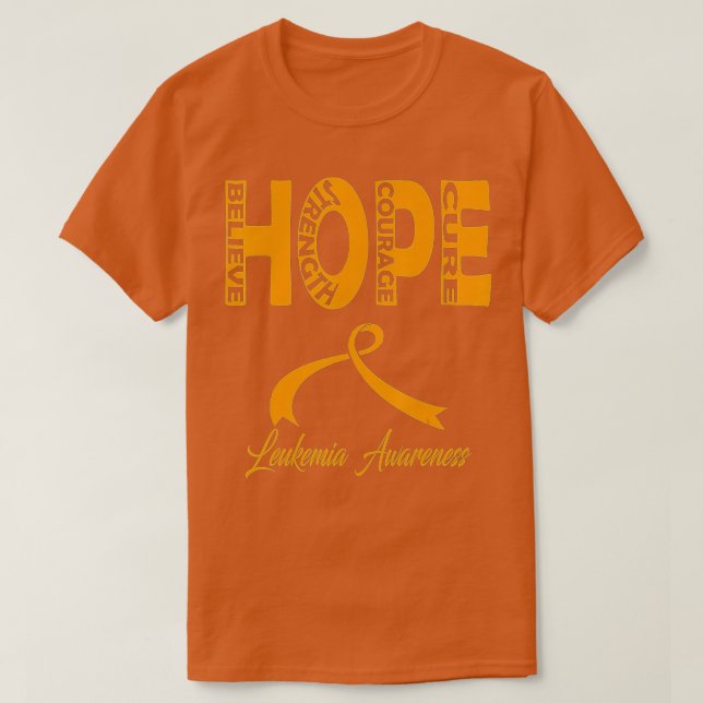 Leukaemia Awareness  T-Shirt (Design Front)