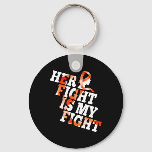 Leukaemia Awareness Warrior Her Fight Is My Fight  Key Ring