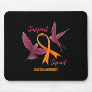 Leukaemia Awareness Warrior Survivor Support Squad Mouse Pad
