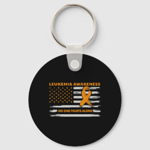 Leukaemia Awareness We Fight Cancer Together Cure Key Ring