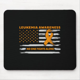 Leukaemia Awareness We Fight Cancer Together Cure  Mouse Pad