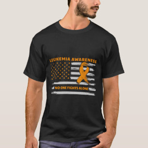 Leukaemia Awareness We Fight Cancer Together Cure  T-Shirt