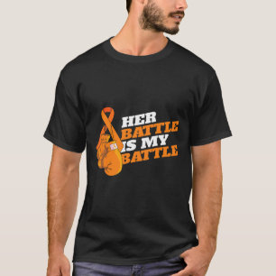 Leukaemia Blood Cancer Awareness Orange Ribbon Box T-Shirt