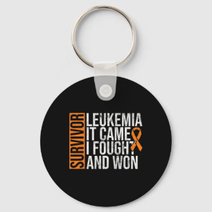 Leukaemia Came Fought Won Leukaemia Awareness Canc Key Ring