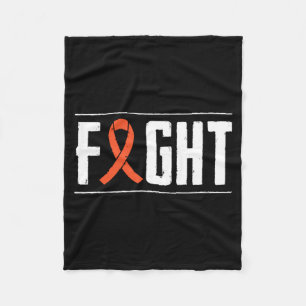 Leukaemia Cancer Fight Cancer Ribbon Performance Fleece Blanket