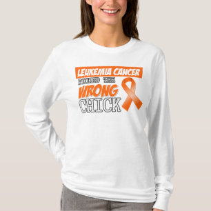 Leukaemia Cancer Picked The Wrong Chick T-Shirt