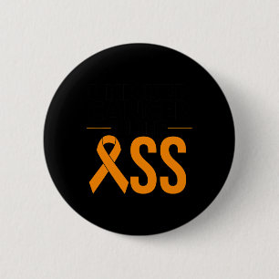 Leukaemia Cancer Survivor Gift Funny Blood Cancer  6 Cm Round Badge