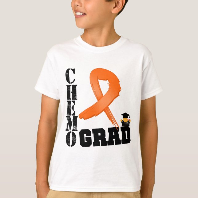 Leukaemia Chemo Grad T-Shirt (Front)
