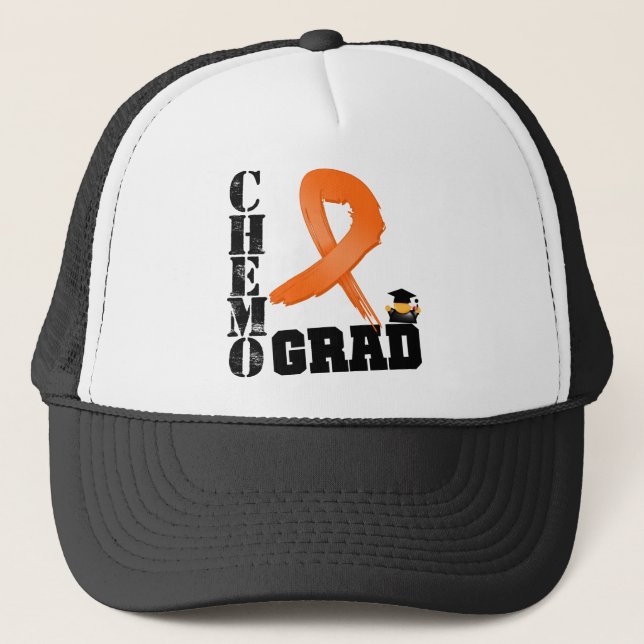 Leukaemia Chemo Grad Trucker Hat (Front)