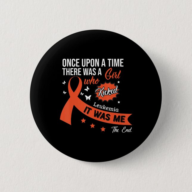 Leukaemia Fight Cancer Ribbon 1 6 Cm Round Badge (Front)