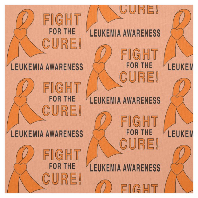 Leukaemia: Fight for a Cure! Fabric (Swatch)