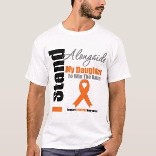 Leukaemia I Stand Alongside My Daughter T-Shirt