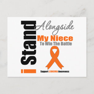 Leukaemia I Stand Alongside My Niece Postcard