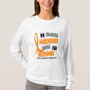 Leukaemia I Wear Orange For My Daddy 37 T-Shirt