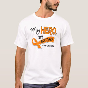 Leukaemia MY HERO MY BROTHER 42 T-Shirt