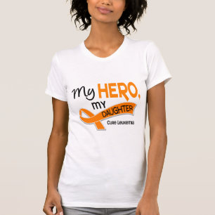 Leukaemia MY HERO MY DAUGHTER 42 T-Shirt