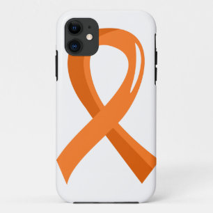 Leukaemia Orange Ribbon 3 iPhone 11 Case