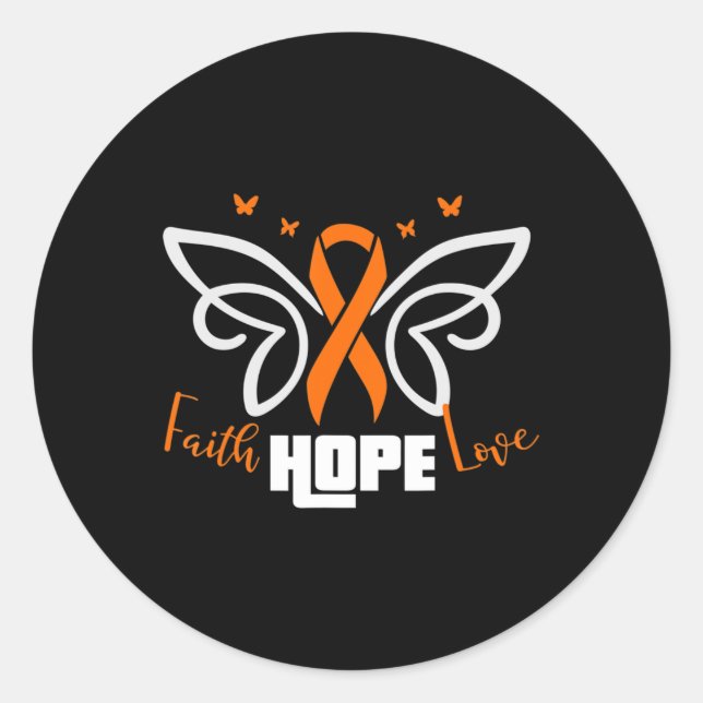 leukaemia Outfit Gift for a leukaemia Cancer Patie Classic Round Sticker (Front)