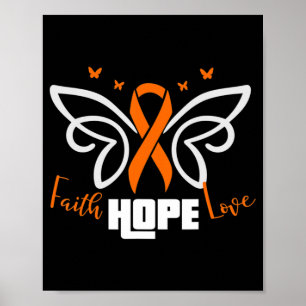 leukaemia Outfit Gift for a leukaemia Cancer Patie Poster