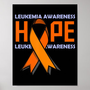 Leukaemia Ribbon  Leukaemia Awareness  Poster