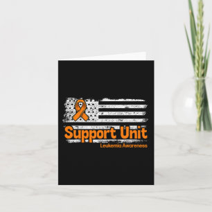 Leukaemia Support Unit Flag Blood Cancer Leukaemia Card