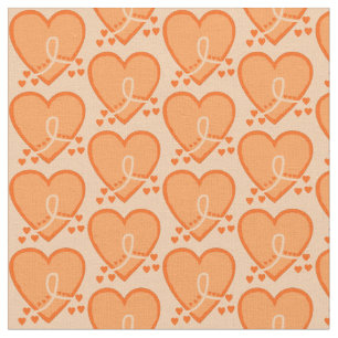 Leukaemia Survival Heart Fabric