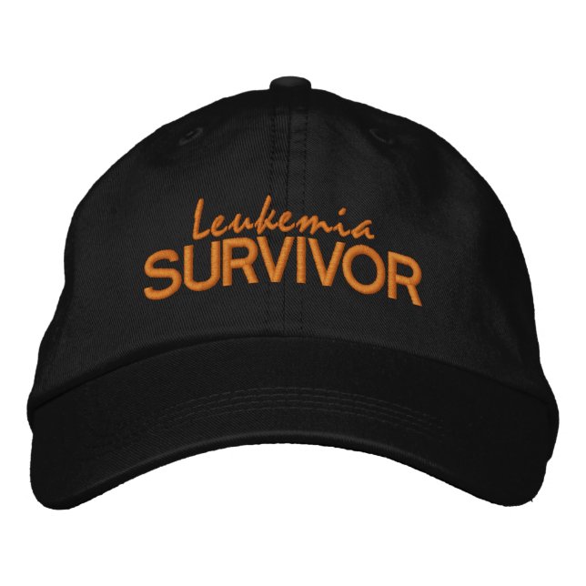 Leukaemia Survivor Embroidered Hat (Front)