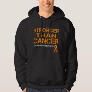 Leukaemia Survivor Stronger Than Cancer Leukaemia Hoodie