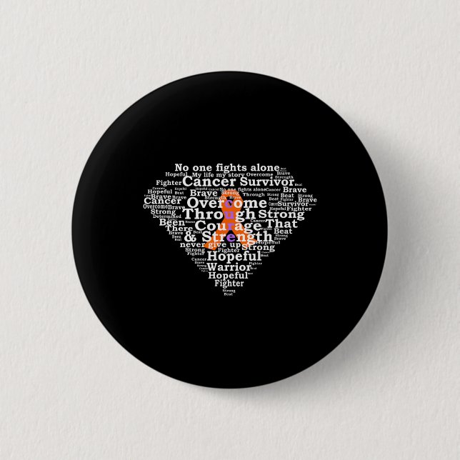 Leukaemia Survivor Superhero  6 Cm Round Badge (Front)
