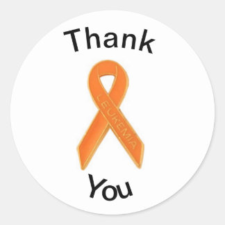 Leukaemia Thank you Sticker