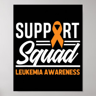 Leukaemia Warrior Support Squad Leukaemia Cancer A Poster