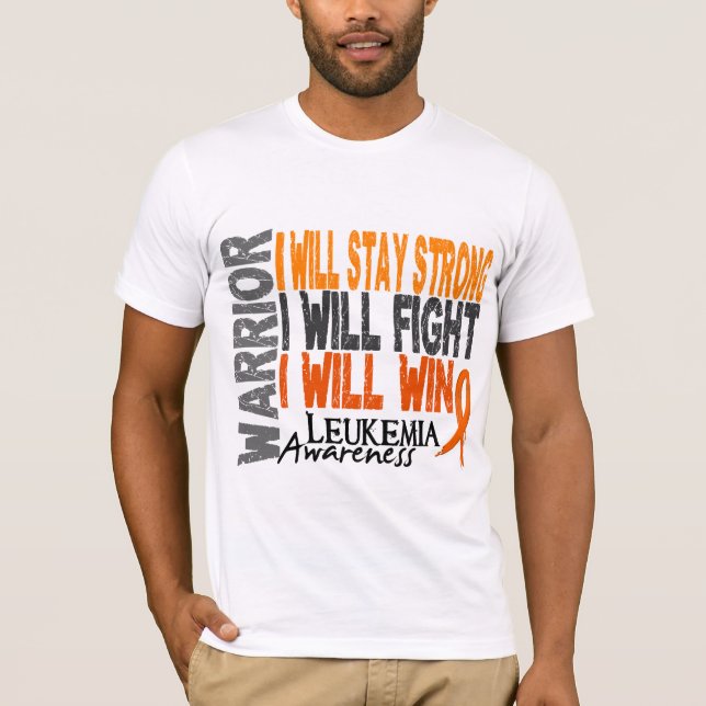 Leukaemia Warrior T-Shirt (Front)