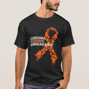 Leukaemia Warrior Unbreakable Tee Blood Cancer Awa