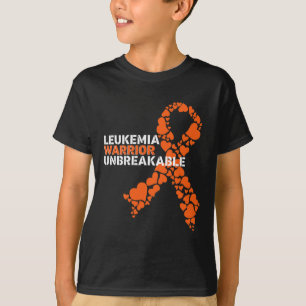 Leukaemia Warrior Unbreakable Tee Blood Cancer Awa