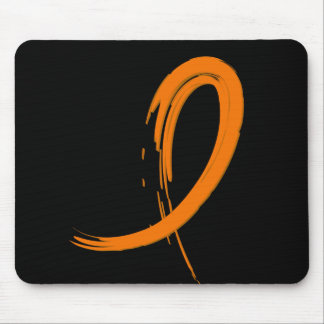 Leukaemia's Orange Ribbon A4 Mouse Pad