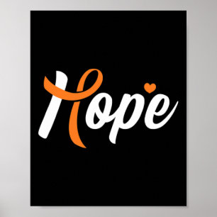 Leukemia Awareness Hope Blood Cancer Fighter Warri Poster