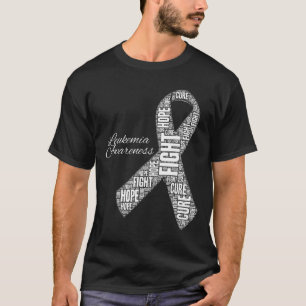 Leukemia Awareness orange ribbon fight hope cure 1 T-Shirt