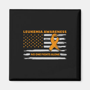 Leukemia Awareness We Fight Cancer Together Cure L Magnet