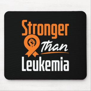 Leukemia Blood Cancer Awareness Warrior Fighter St Mouse Pad