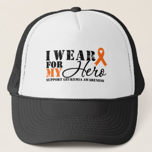 Leukemia Hero Ribbon Trucker Hat