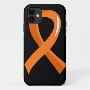 Leukemia Orange Ribbon 3 Case-Mate iPhone Case