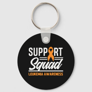 Leukemia Warrior Support Squad Leukemia Cancer Awa Key Ring